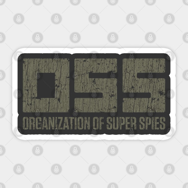 OSS (Organization of Super Spies) Sticker by JCD666